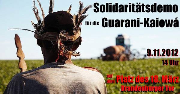 Solidaritätsdemo für die Guarani-Kaiowá